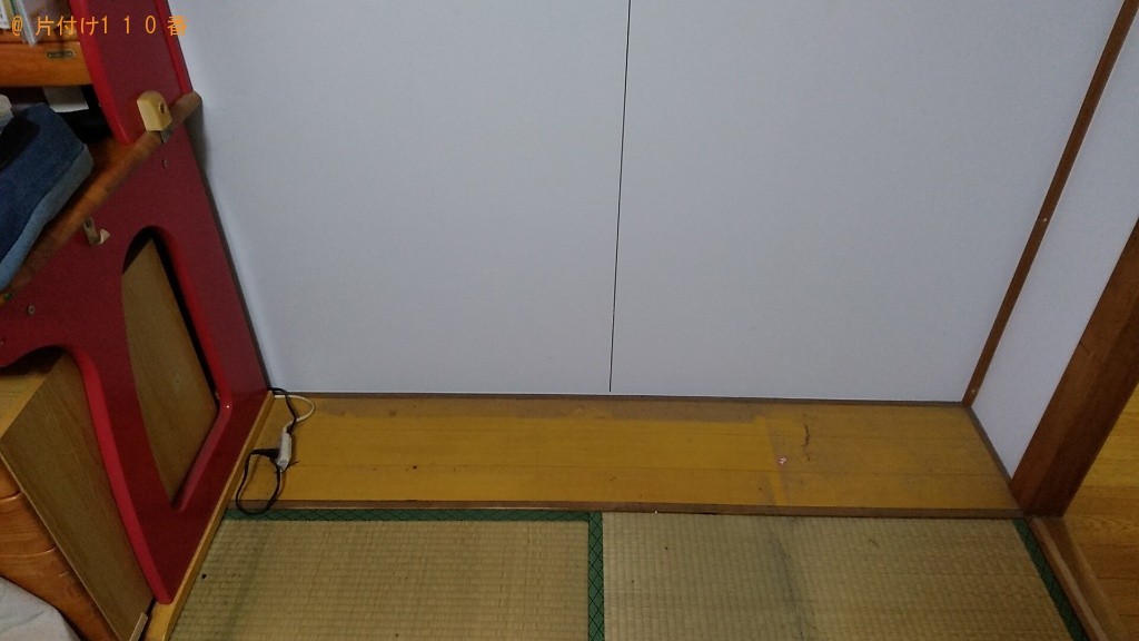 学習机、椅子、布団等の回収・処分ご依頼　お客様の声