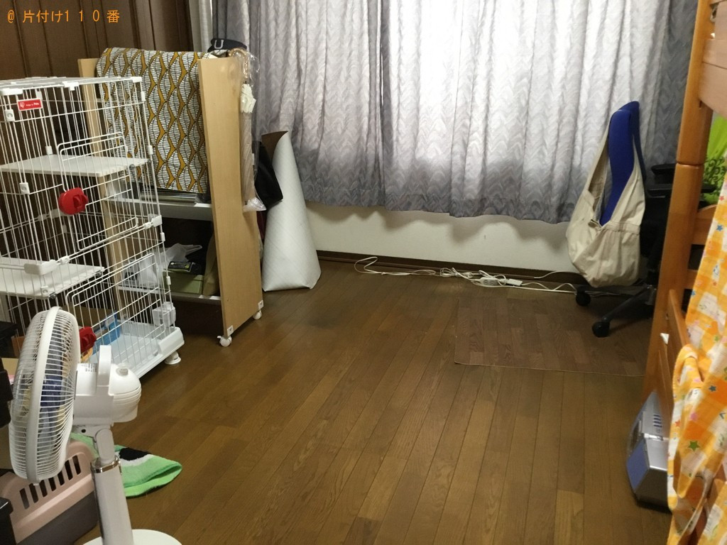 学習机2台を3階から1階まで降ろす作業ご依頼　お客様の声