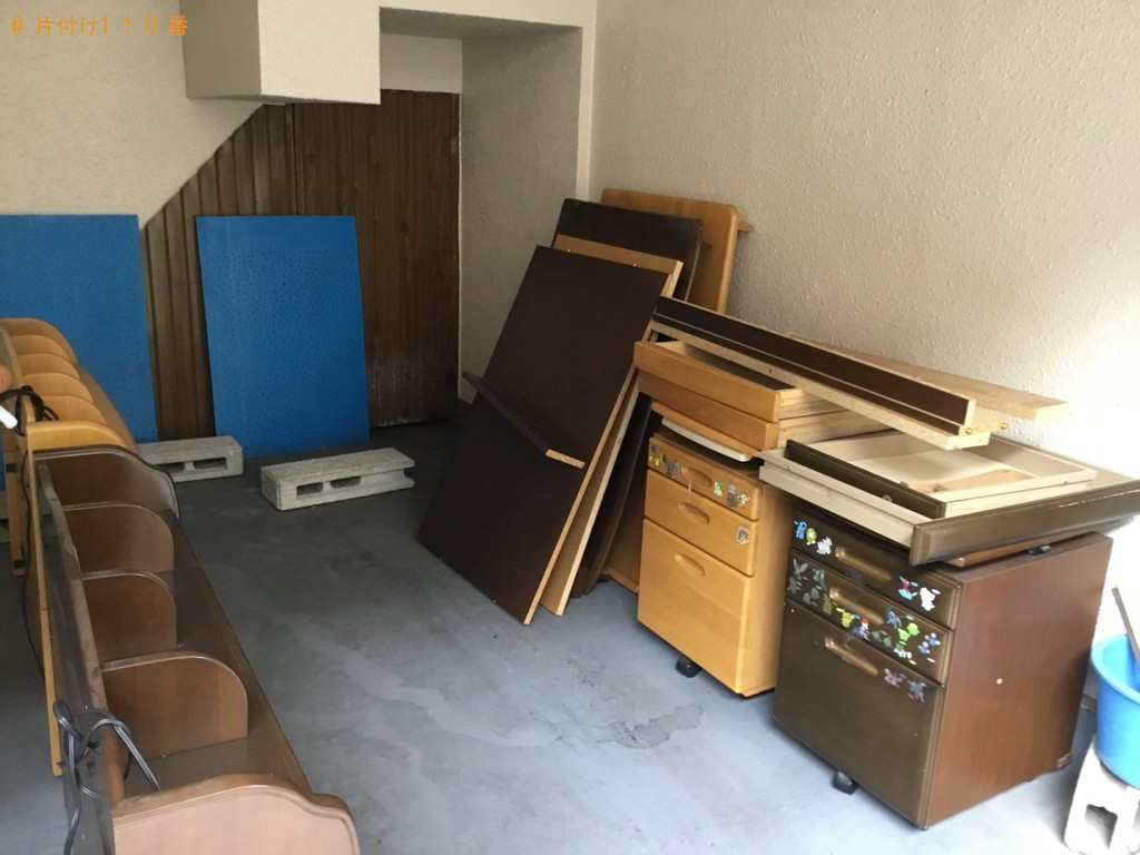 学習机2台を3階から1階まで降ろす作業ご依頼　お客様の声