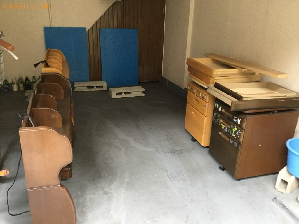 学習机2台を3階から1階まで降ろす作業ご依頼　お客様の声